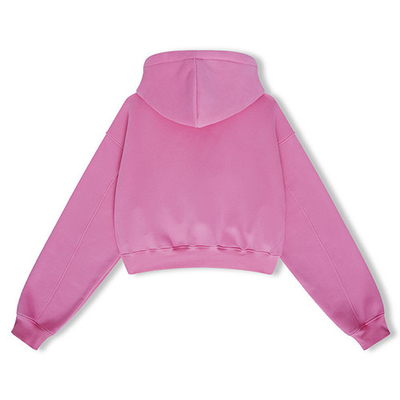Factory Directly Customized Fashion Trends Oversized Cropped Pullover Hoodie