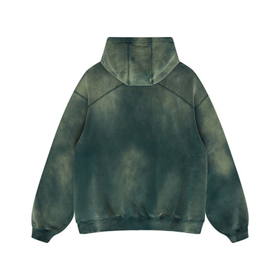 Oem Man Fleece Heavy Material Positivity Vintage Oversized Pullover Hoodie