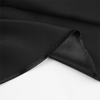 Ladies Summer Black Halter Nightdress Loose Ice Silk Short Pajamas With Feather