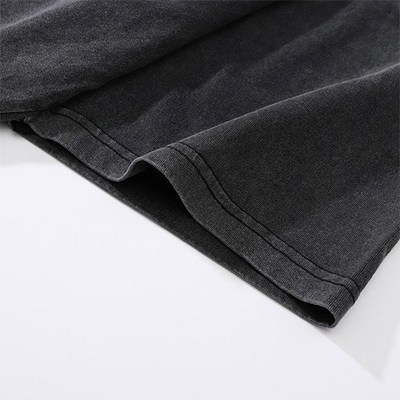 Custom Tshirt 100%  pure cotton loose causal short T-shirt wash water for men