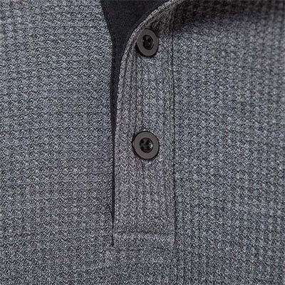 Spring And Autumn 95% Polyester Solid Long Sleeve Round Collar T-Shirt For Men