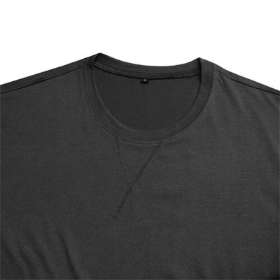 OEM maufactory Round Neck T Shirt Men'S Cotton Short Sleeve Summer Loose And Leisure European