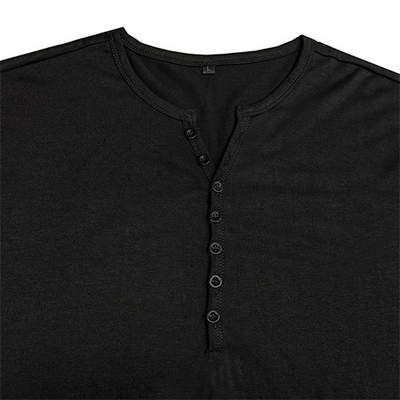 2021 Trend Fashionable Solid Short T-Shirt For Men V-Neck T-Shirt For Men