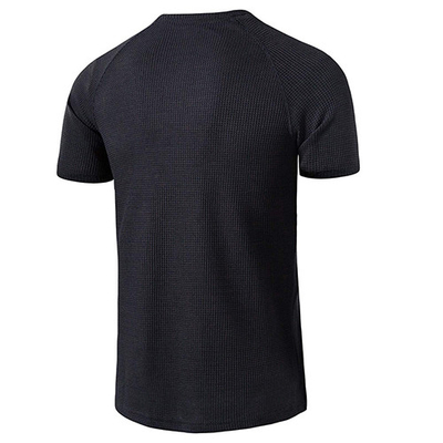 Summer New Cotton Loose Round Neck Men's Short Sleeve Solid T-Shirt