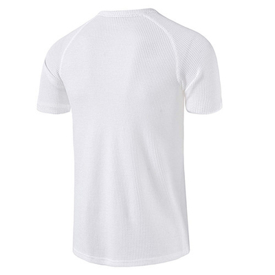 Summer New Cotton Loose Round Neck Men's Short Sleeve Solid T-Shirt