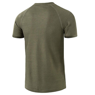 Summer New Cotton Loose Round Neck Men's Short Sleeve Solid T-Shirt