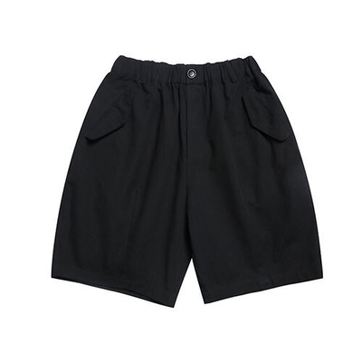 OEM maufactory  Summer men's solid color front bag shorts  loose straight tube work pants