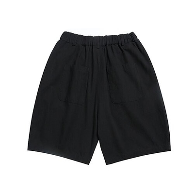 OEM maufactory  Summer men's solid color front bag shorts  loose straight tube work pants