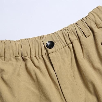 OEM maufactory  Summer men's solid color front bag shorts  loose straight tube work pants