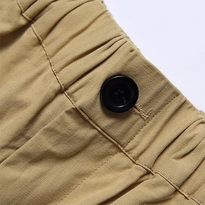 OEM maufactory  Summer men's solid color front bag shorts  loose straight tube work pants