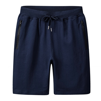 Summer Sports Shorts Men's Capris Loose Large Cotton Knitted Pants elastic thin