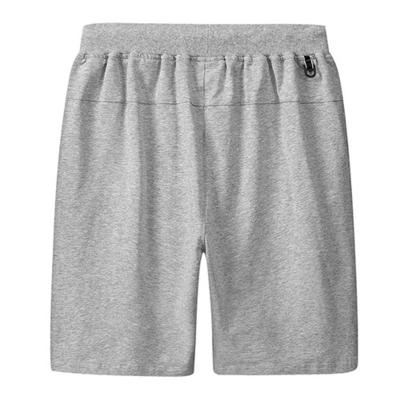 Summer Sports Shorts Men's Capris Loose Large Cotton Knitted Pants elastic thin