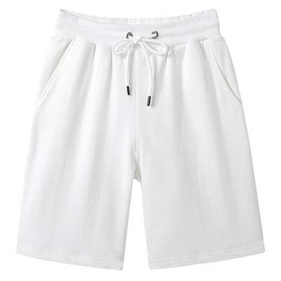 Summer 100% cotton breathable casual shorts men's and women's beach pants