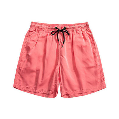 Summer 95% Polyester Men'S Casual Shorts Candy Color Beach Pants For Men Women