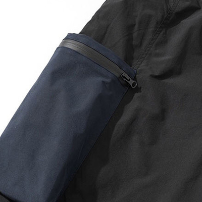 Summer Casual Men'S Shorts Loose Large Pocket Color Contrast Trend Pants