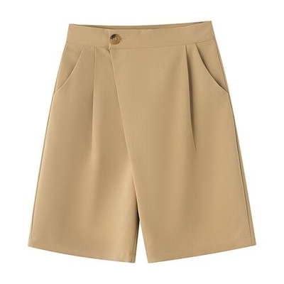 OEM maufactory  Summer New Polyester Five Point Pants Straight Panties Casual