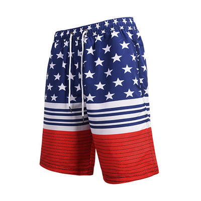 Summer Men'S Casual Beach Pants Digital Printing Quick Drying Surfing Men'S Shorts