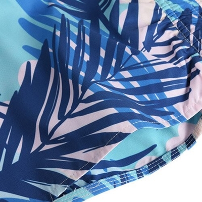 OEM maufactory  Summer Beach Print Polyester Shorts Quick Dry For Men Shipping By Sea