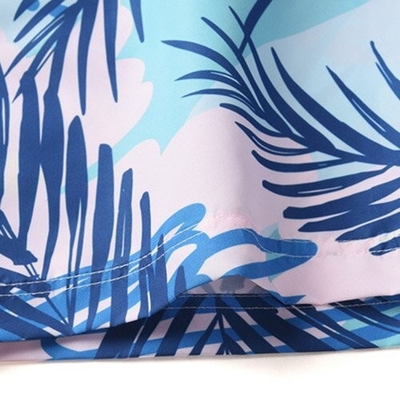 OEM maufactory  Summer Beach Print Polyester Shorts Quick Dry For Men Shipping By Sea