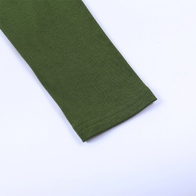 OEM maufactory Casual Top Female Autumn Polyester Long Sleeve Sexy Circular Babes U Collar T Shirts