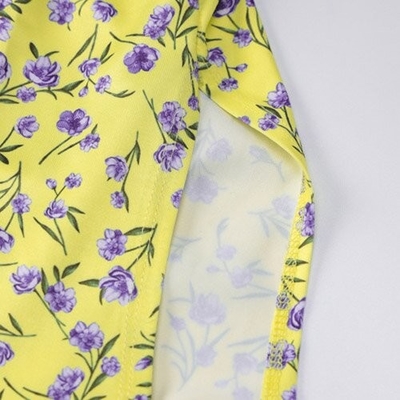 OEM  maufactory European and American printed flower sleeveless  sling long skirt sexy back strap