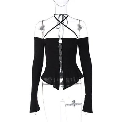 OEM maufactory Women'S Clothing Polyester Cotton Custom Apparel Long Sleeve Sexy Skirts