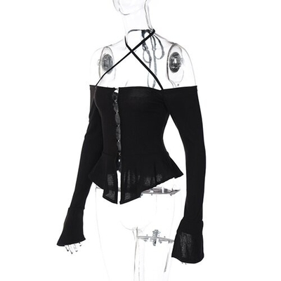 OEM maufactory Women'S Clothing Polyester Cotton Custom Apparel Long Sleeve Sexy Skirts