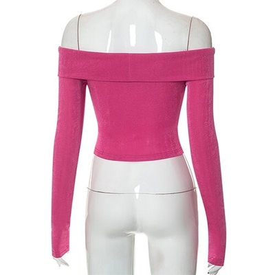 OEM maufactory  European maufactory American Women'S Polyester One Shoulder Long Sleeve Clothing OEM