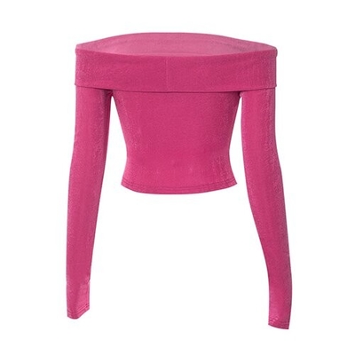 OEM maufactory  European maufactory American Women'S Polyester One Shoulder Long Sleeve Clothing OEM