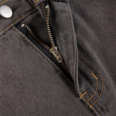 OEM maufactory new European and American women's clothing casual commute love hollow straight tube slim jeans tro