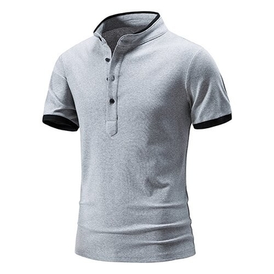 OEM Foreign Trade Summer Men'S Casual Short Sleeved T -Shirt Basic Pure Color