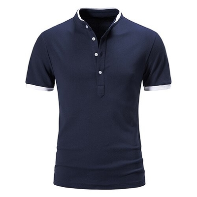 OEM Foreign Trade Summer Men'S Casual Short Sleeved T -Shirt Basic Pure Color