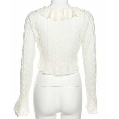 OEM Spring Women'S Solid Color Slim Fitting Navel Fashion European And American Style