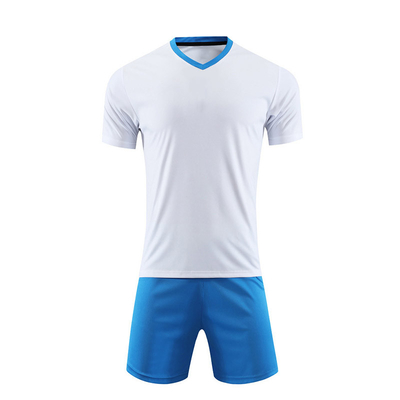 Oem Factory Manufacturer Custom Logo Mercerized Cotton Sports Team Jerseys Breathable Football Uniform Suit