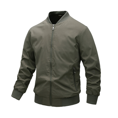 Oem Factory Manufacturer Custom Logo Windbreaker Spring Fall Full Zip Outwear Casual Thin Coat