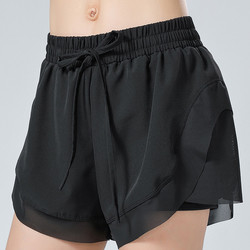 Oem Factory Manufacturer Custom Logo Workout Gym Jogging  Women's Sports Yoga Training Running  Shorts