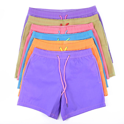 Oem Factory Manufacturer Custom Logo Skin Friendly Color Changing Swim Trunks Cool Quick Dry Board Shorts