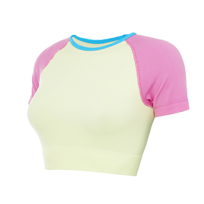 Oem Factory Manufacturer Custom Logo Short Sleeve OEM T Shirts Fast Dry Womens Yoga T Shirts