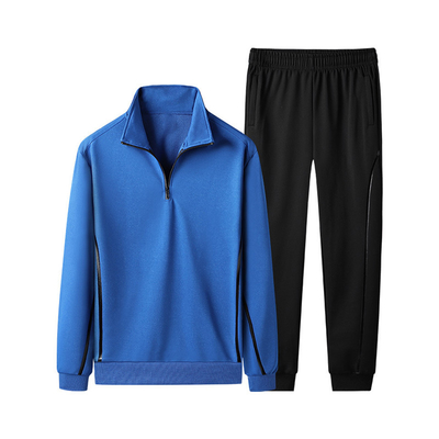 Fashionable Unisex Football Training Tracksuits Popular Fitness Sweatsuit Solid Set