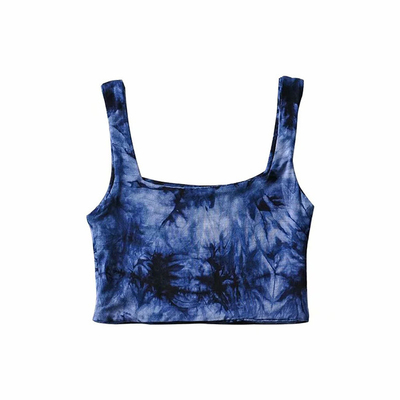 OEM ODM Women Sleeveless Tank Tops Beach Tie Dye Cami Top Streetwear