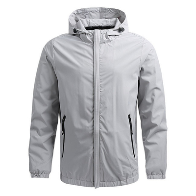 100% Polyester Pandex Outdoor Windbreaker Jacket Thin Fall Jacket