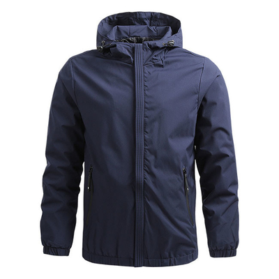 100% Polyester Pandex Outdoor Windbreaker Jacket Thin Fall Jacket