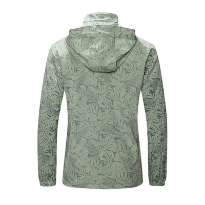 Oem Factory Manufacturer Custom Logo Lightweight Printed Outwear Hooded Windbreaker Jackets