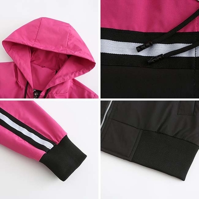 Oem Factory Manufacturer Custom Logo Casual Jackets Lady Spring Autumn Outdoor Waterproof Coat