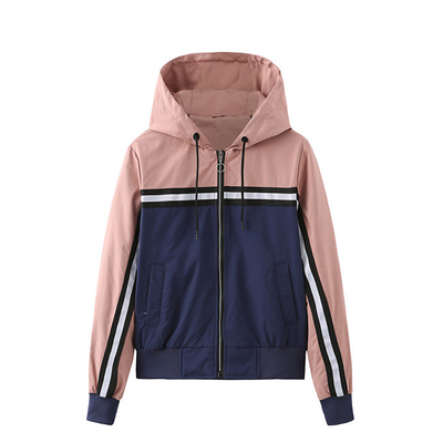 Oem Factory Manufacturer Custom Logo Casual Jackets Lady Spring Autumn Outdoor Waterproof Coat