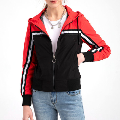 Oem Factory Manufacturer Custom Logo Casual Jackets Lady Spring Autumn Outdoor Waterproof Coat