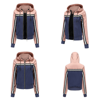 Oem Factory Manufacturer Custom Logo Casual Jackets Lady Spring Autumn Outdoor Waterproof Coat