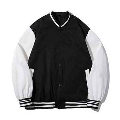 M-XXL Baseball Varsity Jackets Instagram Match Color Loose Bomber Jacket