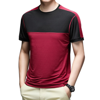 Summer Thin Breathable Running Fitness Loose Short Sleeve T Shirt For Men
