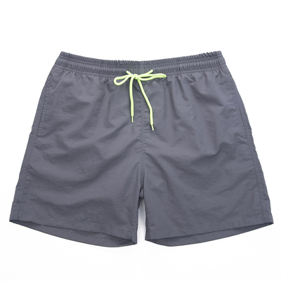 Men's casual shorts Solid colour quick dry beach pants